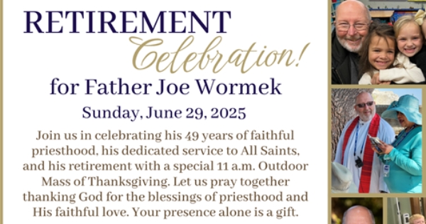 Fr. Joe Wormek Retirement Celebration